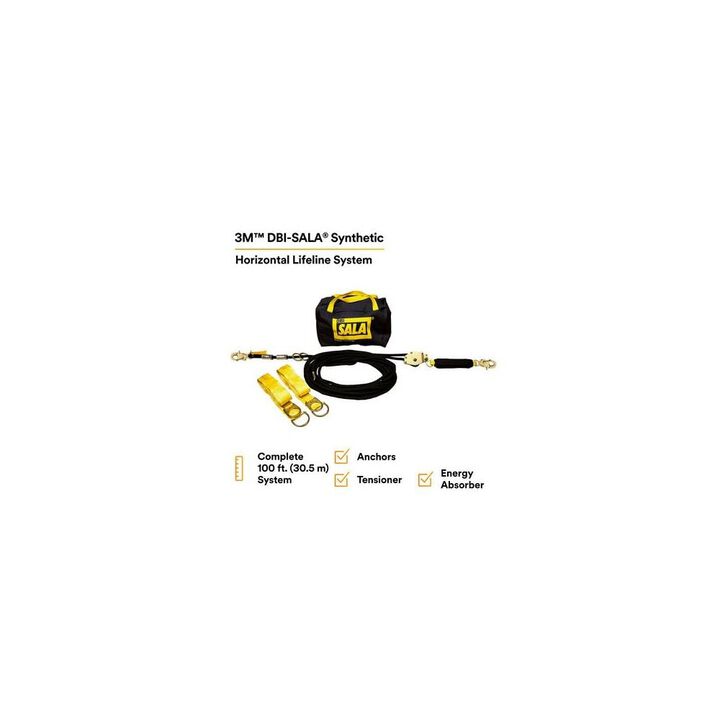 DBI Sala Sayfline 100' Synthetic Horizontal Lifeline System, large image number 1