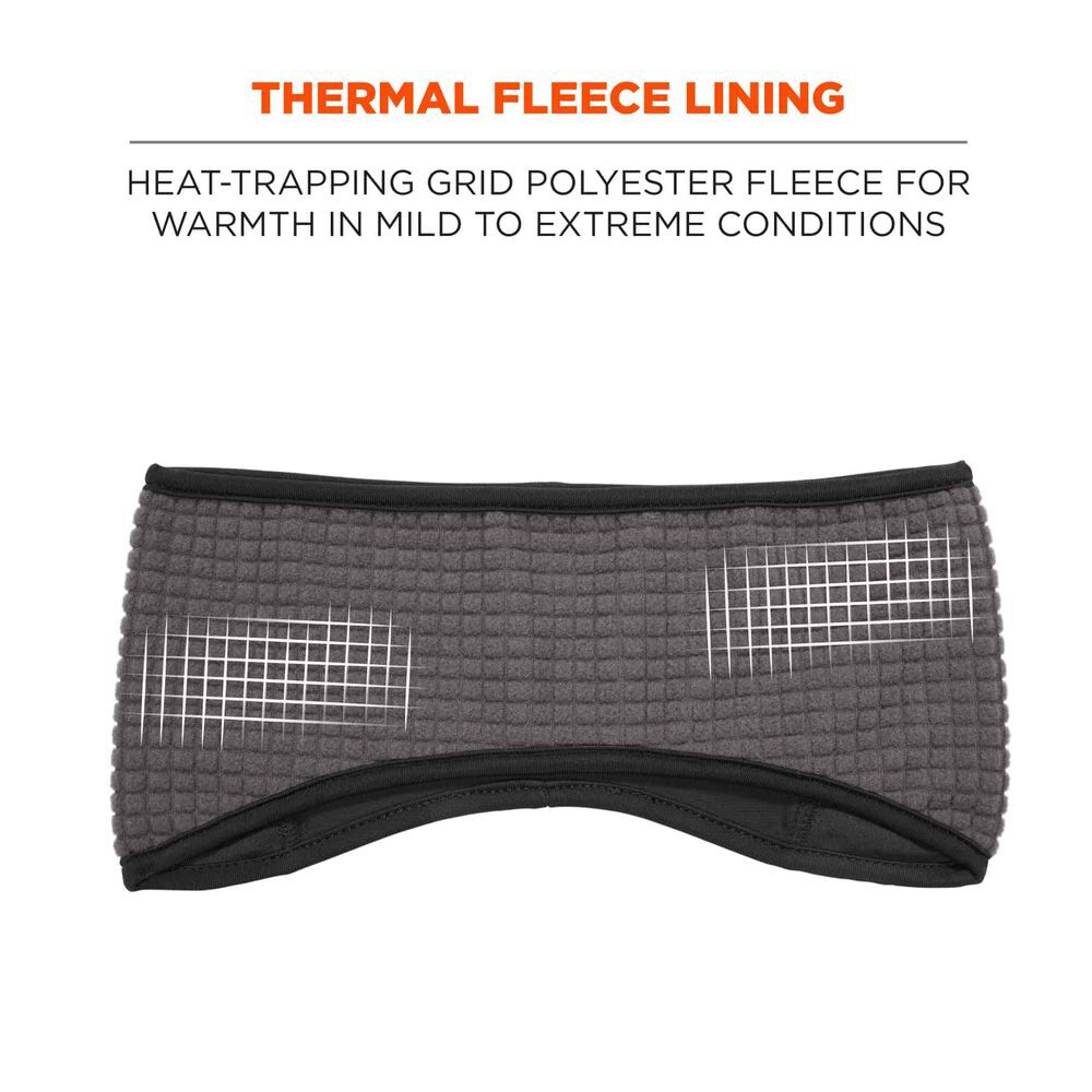 Ergodyne 2 Layer Winter Headband Fleece Spandex, large image number 2