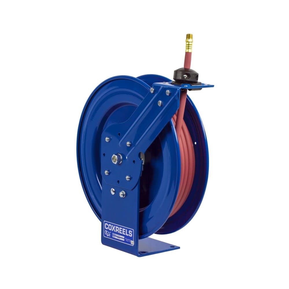 Coxreels P Series 3/8in x 50′ Spring Driven Hose Reel – P-LP-350-HV