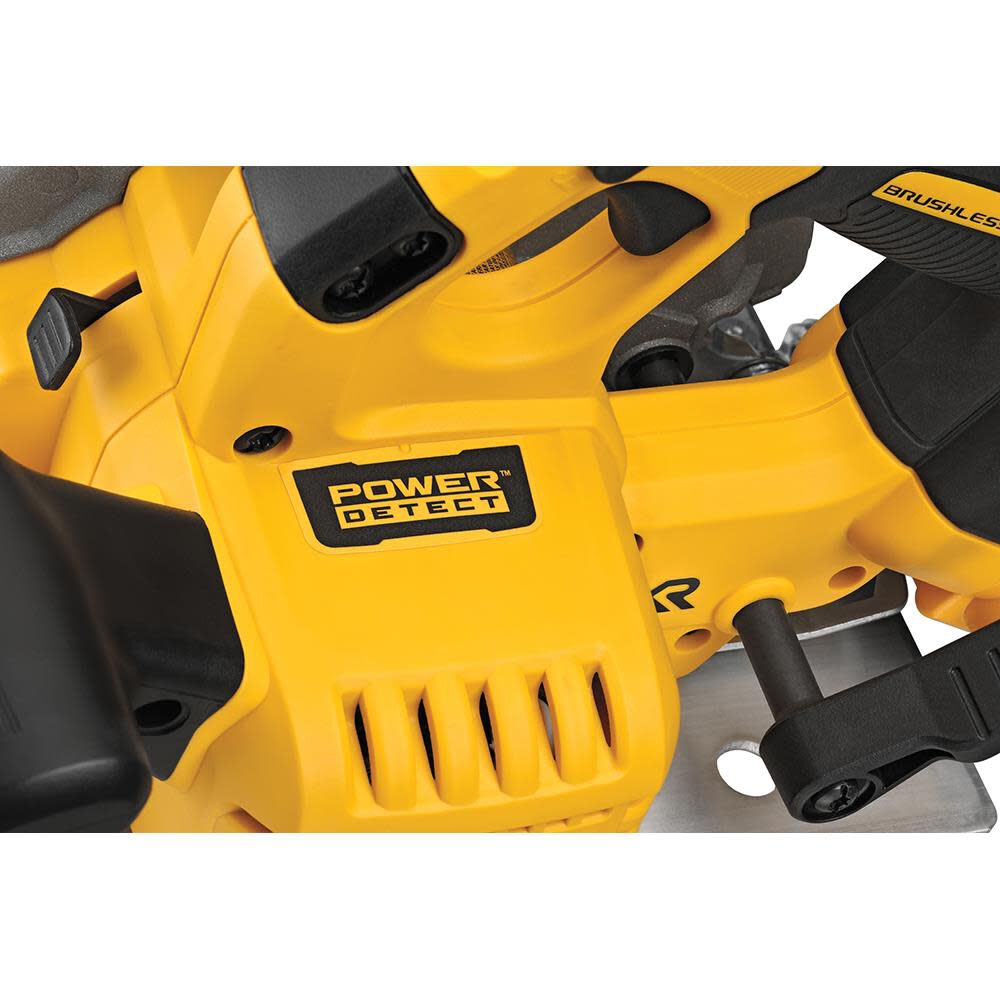 DEWALT 20V MAX POWER DETECT XR Brushless 7 1 4In Circular Saw Kit DCS574W1 Acme Tools