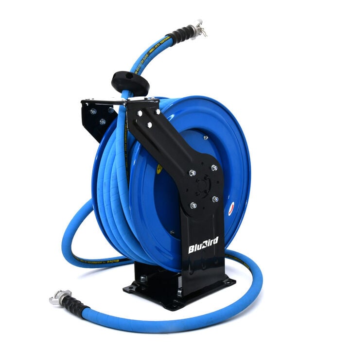BluBird 3/4 Inch x 50 Ft Jack Hammer Dual Arm Air Hose Reel, large image number 9