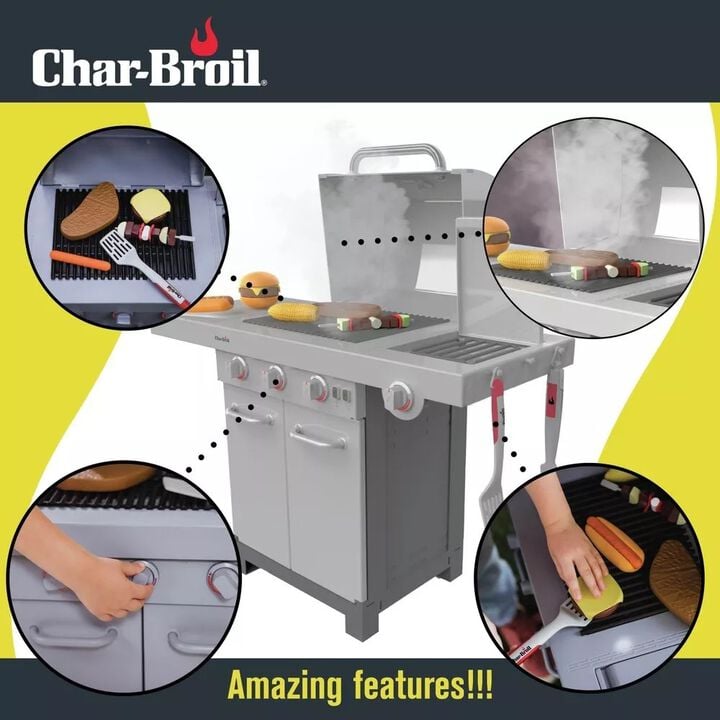 Char-Broil Creative Play Super Barbe-Cute Toy BBQ Set for Kids Ages 3+, large image number 3