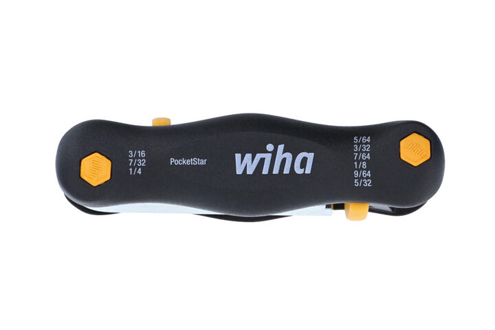 Wiha PocketStar Fold Out Hex Key 9pc Set SAE, large image number 2