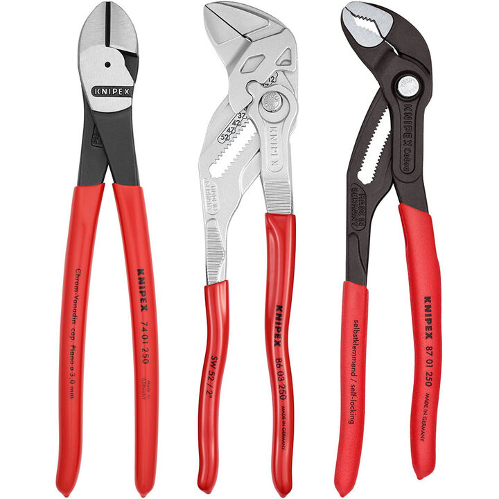 Knipex Pliers Set Assorted 3 Pieces