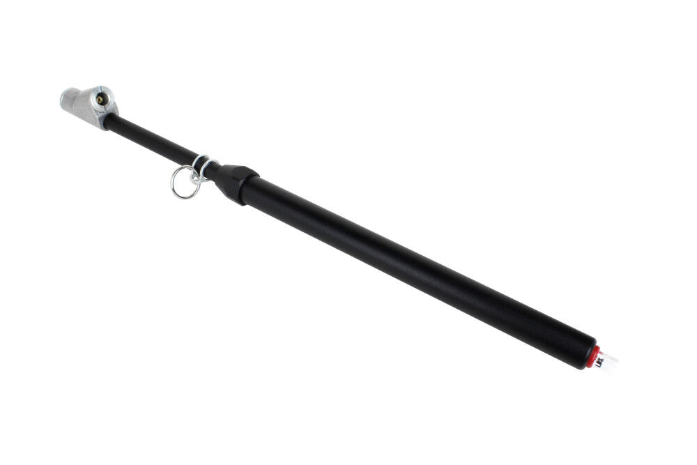 Milton Dual Foot Straight Lock-on Chuck Service Gauge Non-Slip Grip Matte Black Poly -13 Inch 1-160 PSI For Large Vehicle Tires, large image number 1