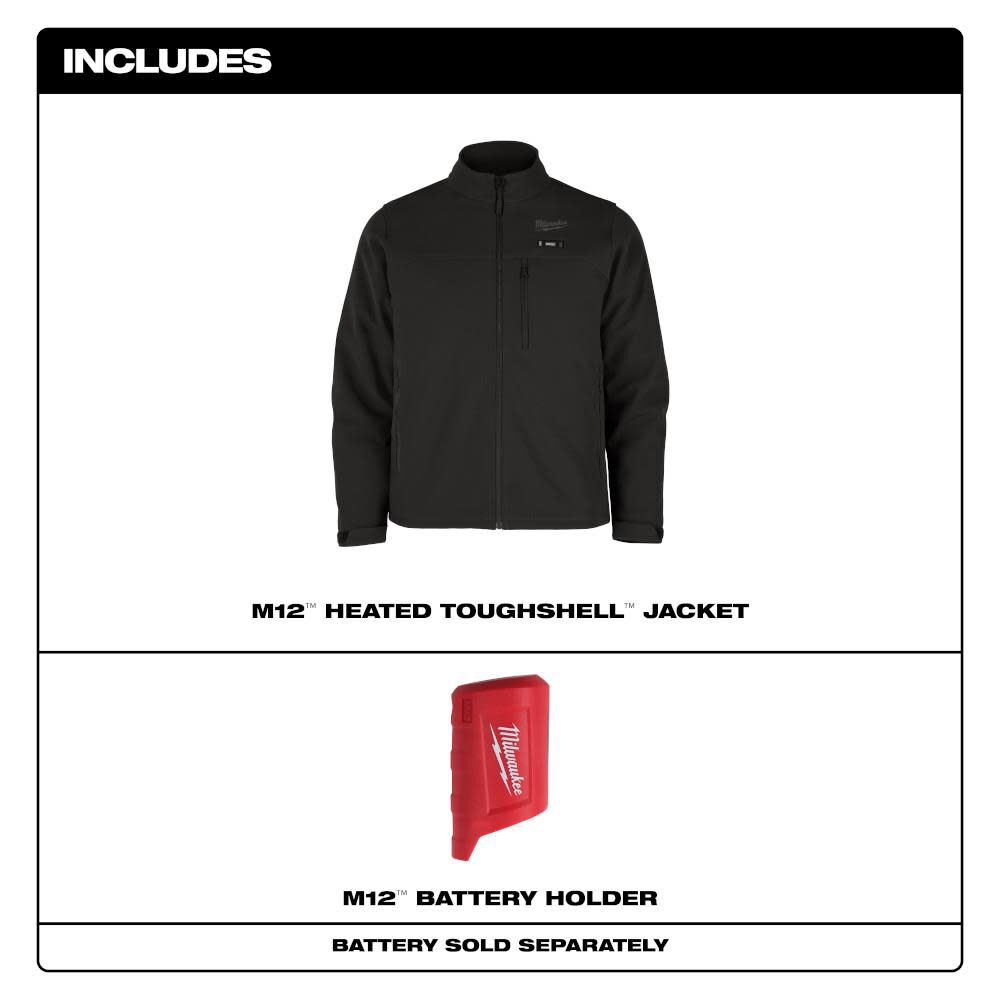 Milwaukee M12 Heated TOUGHSHELL Jacket, large image number 4