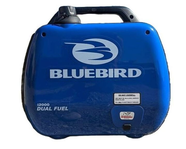 Bluebird 2,000 Watt Dual Fuel 49-State Portable Inverter Generator Discontinued Model, Limited Remaining Inventory