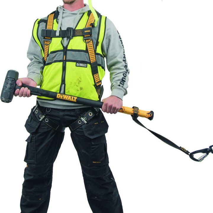 DEWALT 35 Lbs 37 in Polyester & Aluminum Single Leg Tool Lanyard, large image number 1