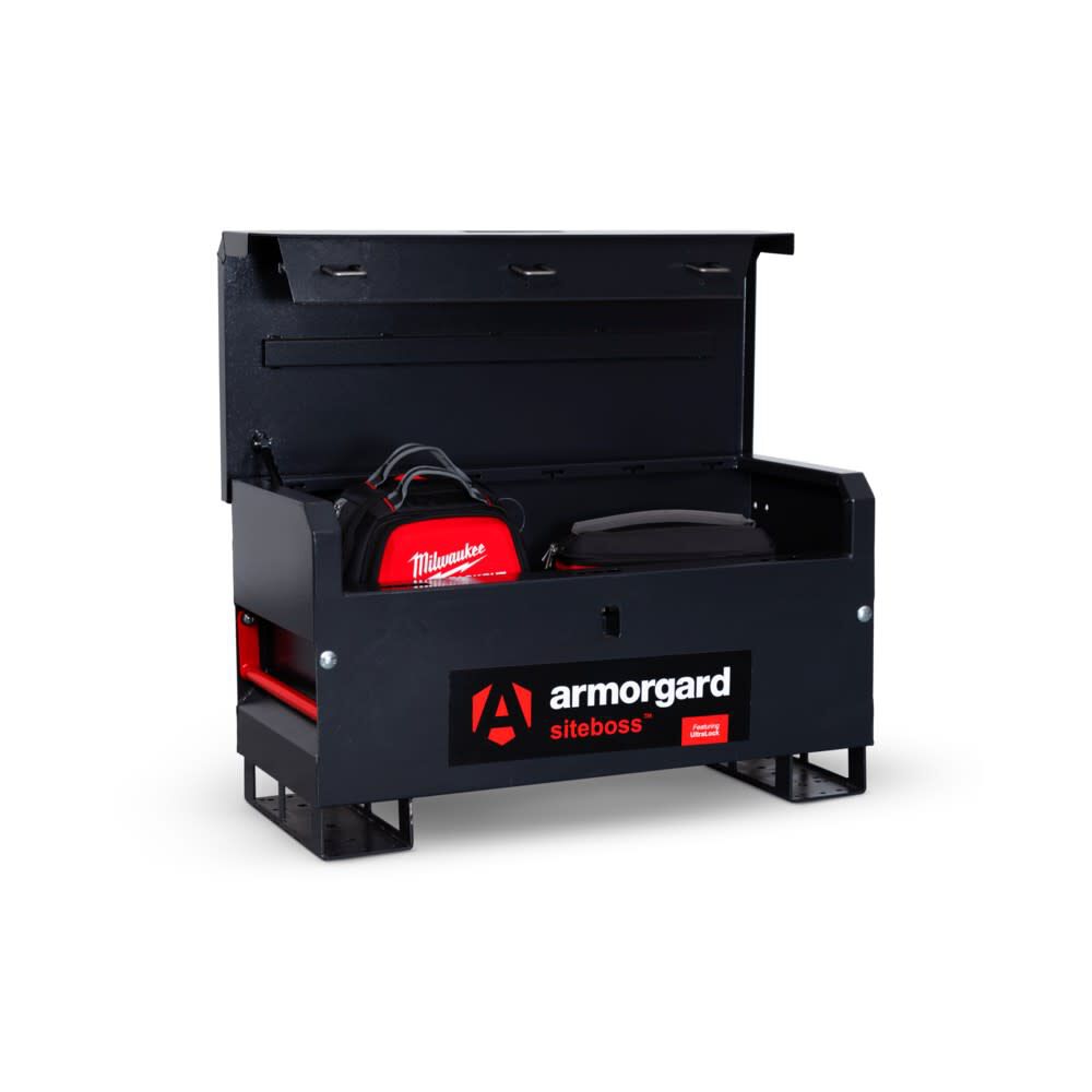 Armorgard 14 Gauge Steel SiteBoss Tool Chest, Black and – SB9