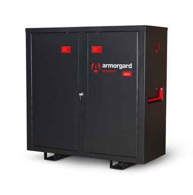 Armorgard SiteBoss Cabinet, 60.2 x 24.6 x 60.6in, Black, large image number 0