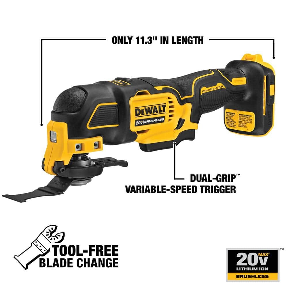 DEWALT 20V MAX Cordless 3-Speed Multi-Tool Kit & Multi-Tool Kit Bundle, large image number 13