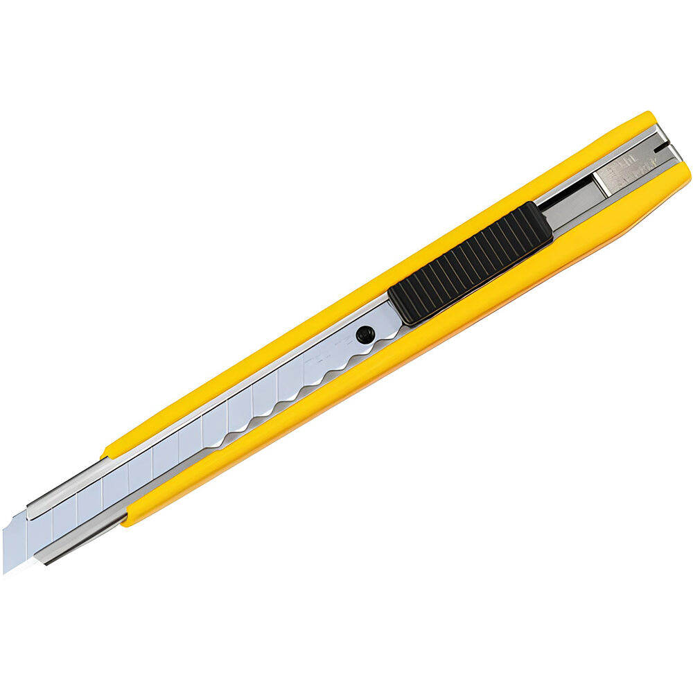 Tajima Sleek Steel Slide Lock Box Cutter with Three 3/8 in. ENDURA Snap Blades, large image number 1
