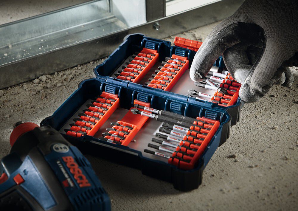 Bosch 44 pc. Impact Tough Screwdriving Custom Case System Set, large image number 8