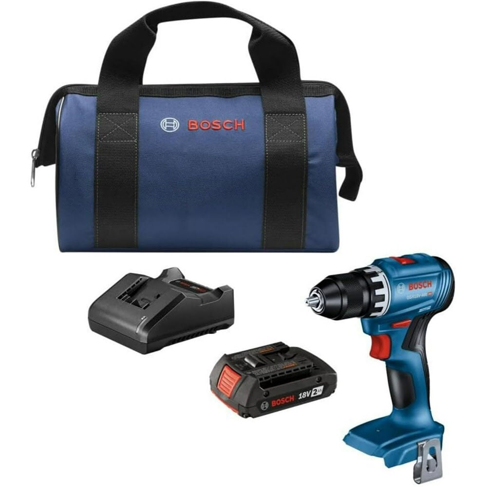 Bosch 18V 1/2in Drill/Driver Kit - GSR18V-400B12