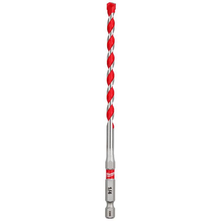 Milwaukee SHOCKWAVE Carbide Hammer Drill Bit 1/4inchx4inchx6inch, large image number 9