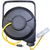 Southwire Retractable Cord Reel with Lighted Clear Triple Tap 12/3 50' SJTW, small image number 1