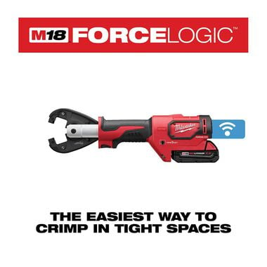 Milwaukee M18FORCE LOGIC 6T Utility Crimping Kit with Kearney Grooves, large image number 2