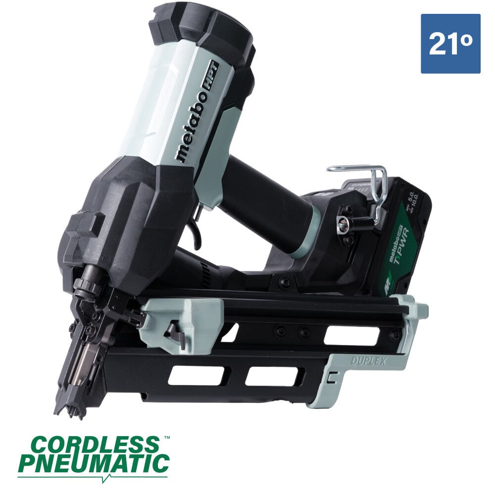 Metabo HPT Cordless Pneumatic 18V Duplex Forming Nailer Kit, large image number 3