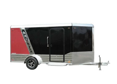 Legend Premium Trailers 15ft Legend Deluxe Aluminum Single Axle Enclosed Trailer