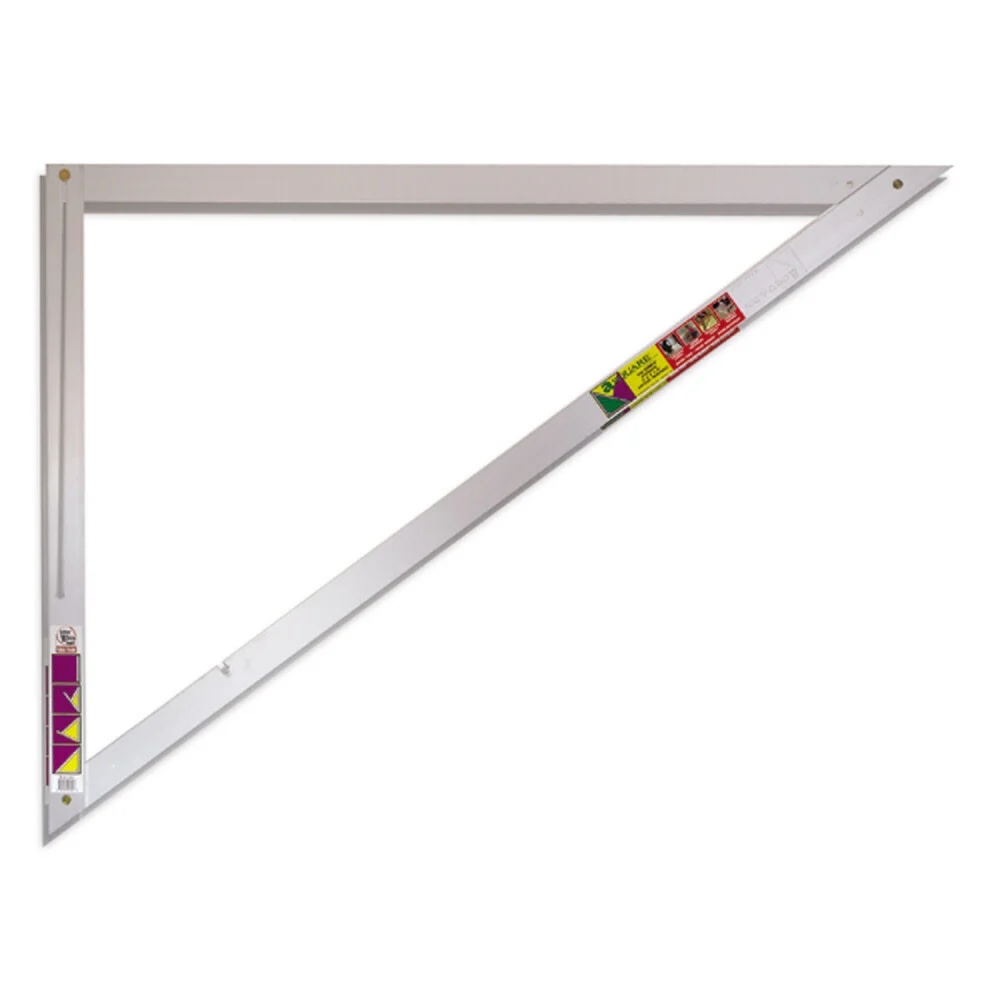C H Hanson 3 Ft. x 4 Ft. x 5 Ft. Heavy Duty Aluminum 90 Folding Layout a Square, large image number 1