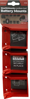 Stealthmounts Battery Mount Milwaukee M18 Red 6pk, small image number 2