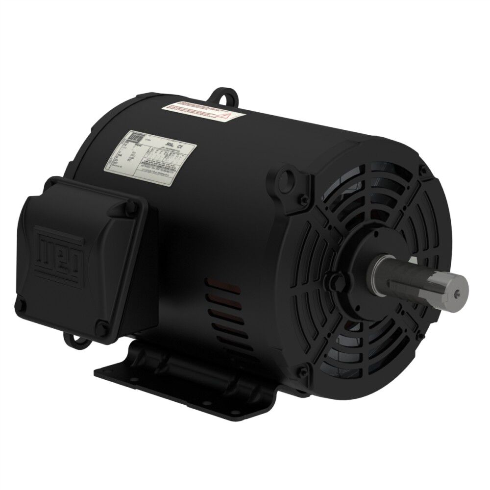 WEG 230-460V 20HP 1770 Rpm General Purpose Compressor Electric Motor, large image number 2