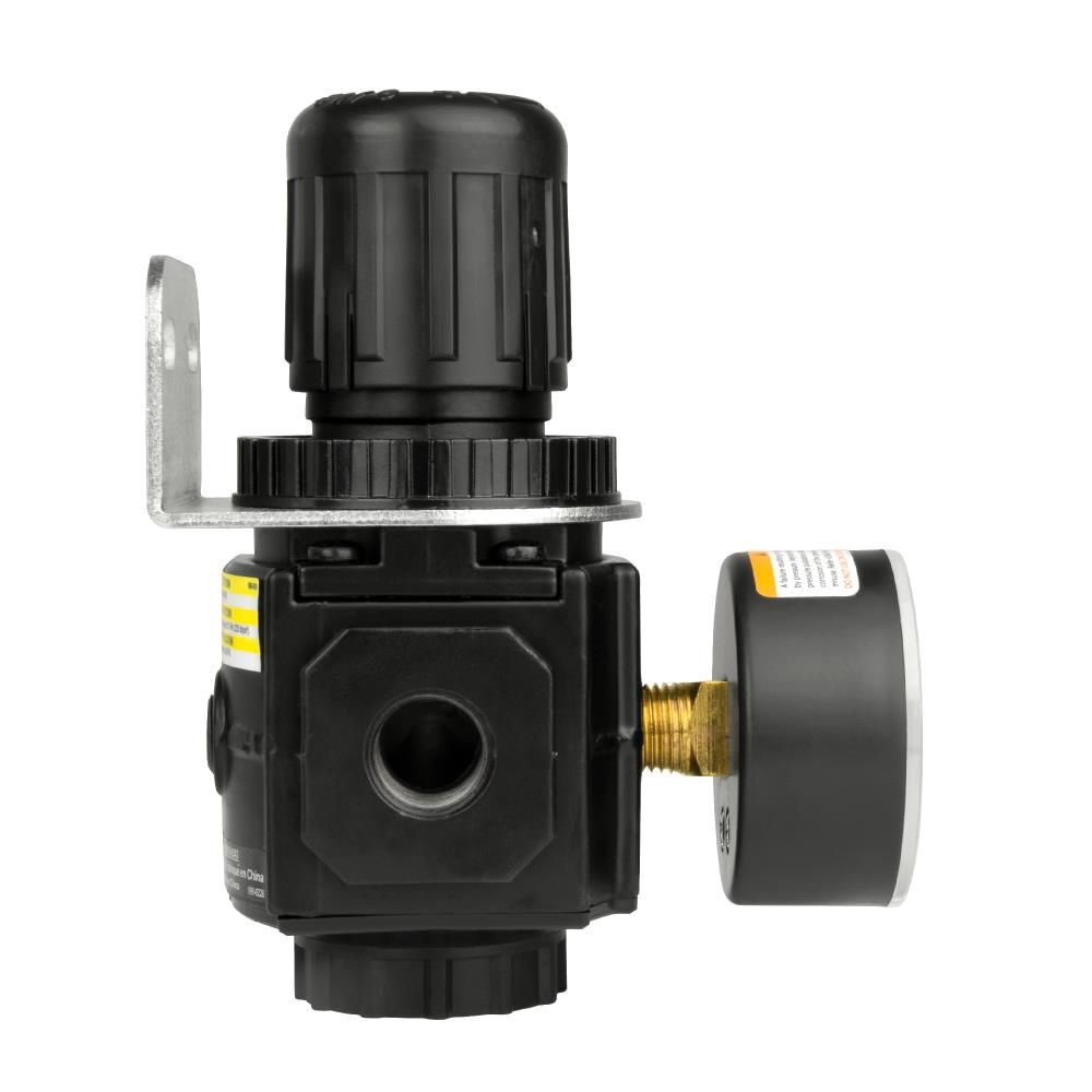 DEWALT 3/8 Inch NPT Air Regulator with Pressure Gauge, large image number 4