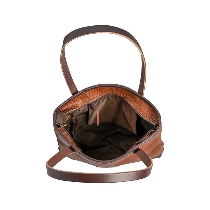 Duluth Pack Brown Bison Leather Lakewalk Tote, large image number 4