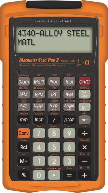 Calculated Industries Machinist Calc Pro 2