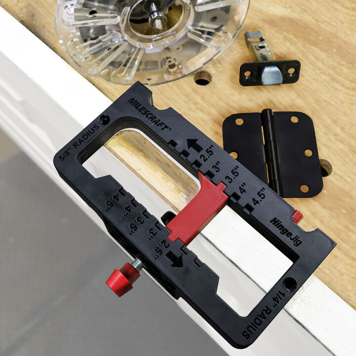 Milescraft HingeJig Self-Clamping Door Hinge and Latch Jig, large image number 1