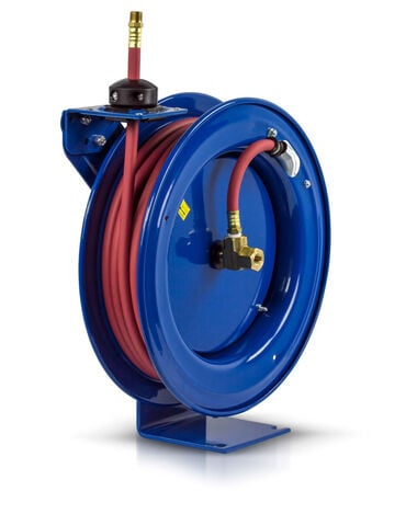 Coxreels 3/8 in x 50 ft Performance Spring Driven Hose Reel 300PSI, large image number 1