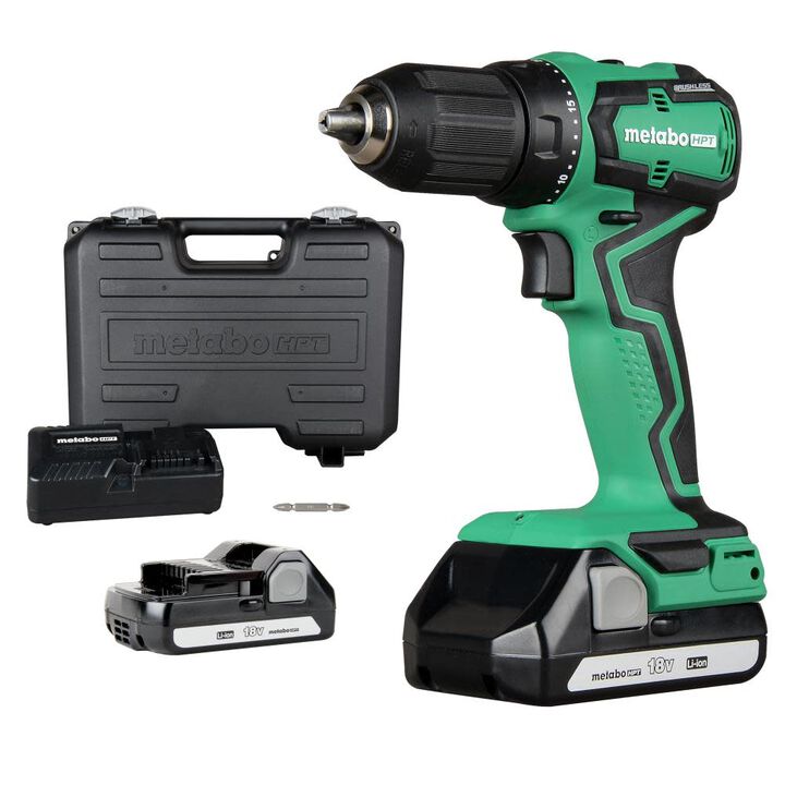 Metabo HPT 18V Brushless 1/2-in Driver Drill Kit