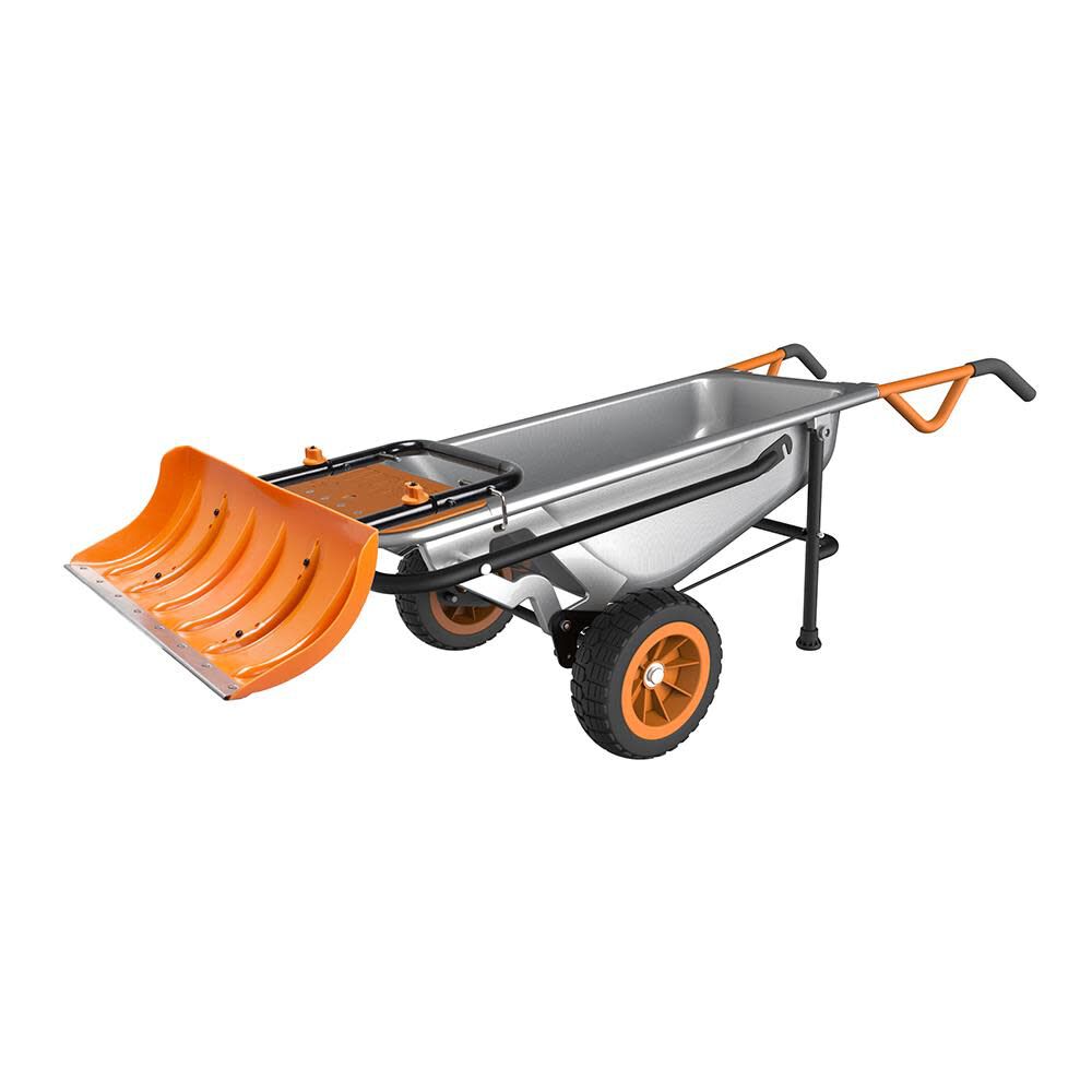 Worx AeroCart Wheelbarrow Snow Plow, large image number 2