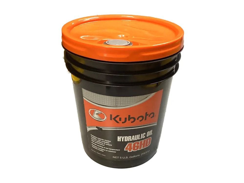 Kubota Parts 5 Gallon Pail HYD 46HD Liquid Anti-Wear Hydraulic Oil, large image number 2
