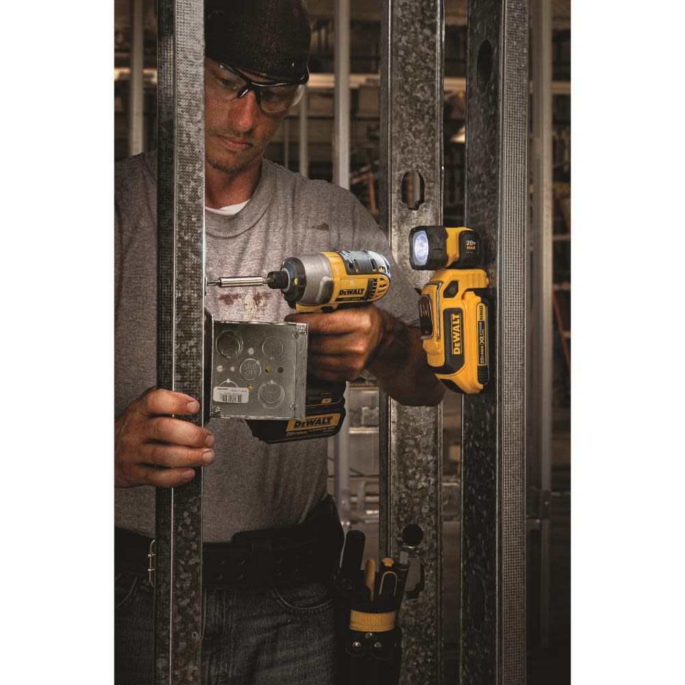 DEWALT 20V MAX LED Handheld Work Light - Yellow (DCL044) for sale online