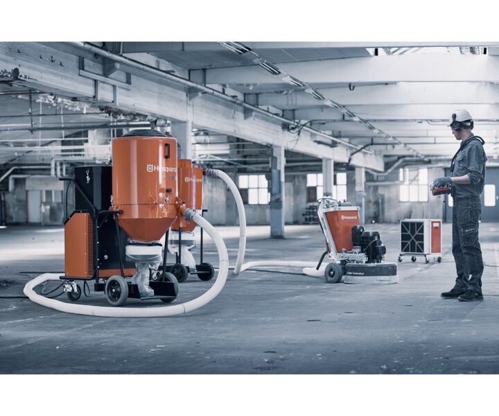 Husqvarna Construction T 7500 230V 10.1HP Industrial Dust Extractor Reconditioned, large image number 7