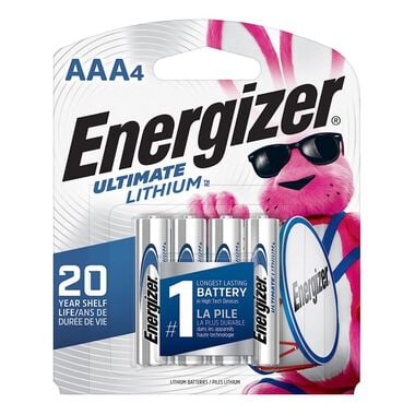 Energizer 1.5V AAA Non-Rechargeable Lithium Battery 4pk, large image number 0
