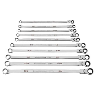 GEARWRENCH 120XP Ratcheting SAE Wrench Set 10pc
