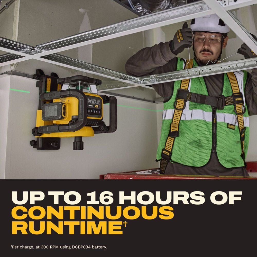 DEWALT 20V MAX* XR Green Rotary Laser Kit, large image number 7