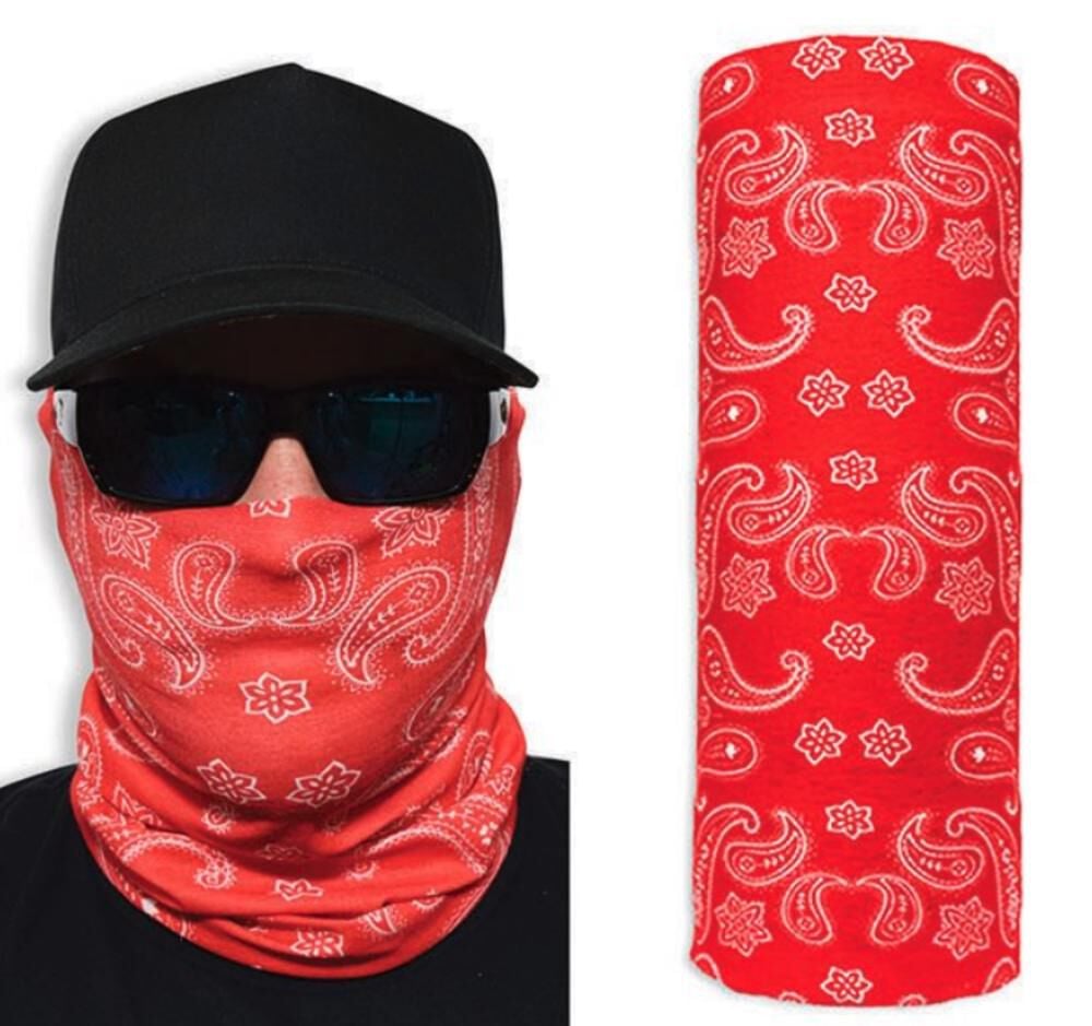 John Boy Face Guard Mask – Red Paisley