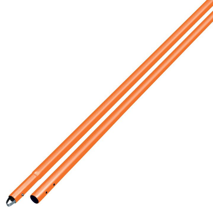 Kraft Tool Co 1-3/8 Inch x 6 Ft. Aluminum Swaged Button Bull Float Handle