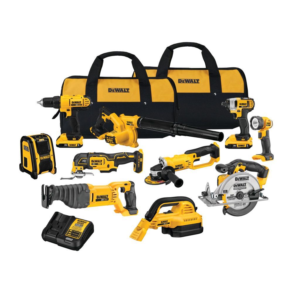 DEWALT 20V MAX 10 Tool Combo Kit DCK1020D2 Acme Tools