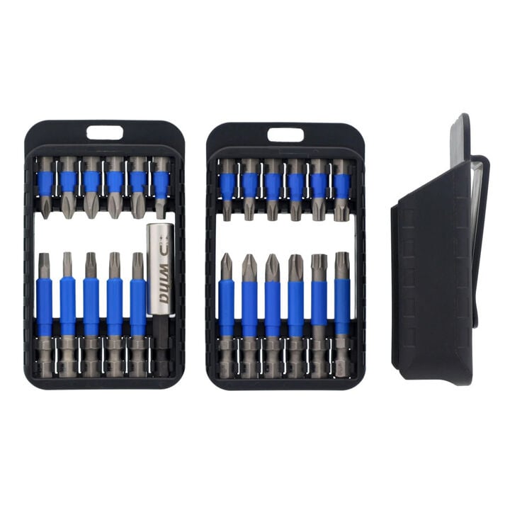 Wiha TerminatorBlue Impact Driver Bit Set with Belt Clip, 24 Piece, large image number 2