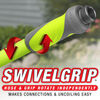 Flexzilla SwivelGrip Garden Lead-in Hose, 5/8 Inch x 10 Feet, 3/4 Inch - 11 1/2 GHT Fittings, ZillaGreen, small image number 4