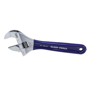 Klein Tools Slim-Jaw Adjustable Wrench 8in, large image number 0