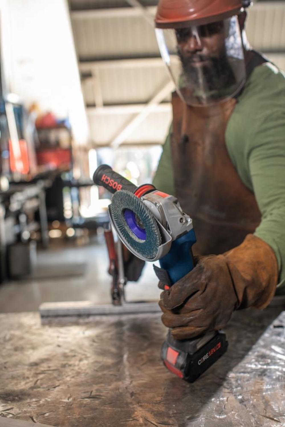 Bosch 18v grinder kit top