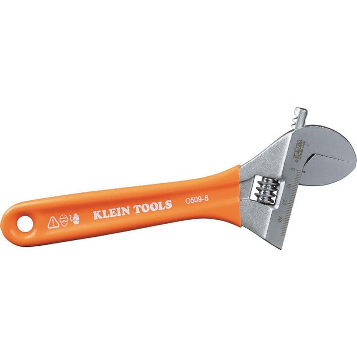 Klein Tools 8 Inch Extra-Wide Jaw Adjustable Wrench