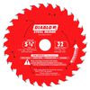 Diablo Tools 5-7/8 inch x 32 Tooth TCG Steel Demon Medium Metal Cutting Trim Saw Blade with 20mm & 5/8 inch Arbor, small image number 1