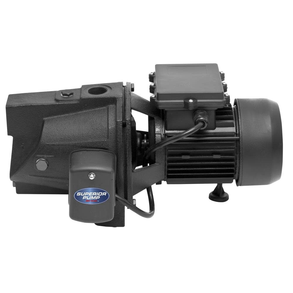 Superior Pump 1/2 HP Cast Iron Shallow Well Jet Pump 94505 from
