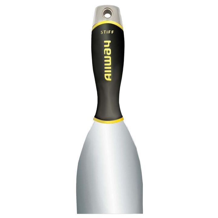 Allway Tools 3in Stiff Soft Grip Carbon Bl Scraper with Hammer End
